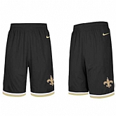 Men's New Orleans Saints Black NFL Shorts,baseball caps,new era cap wholesale,wholesale hats